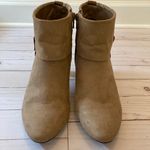 East 5th Heeled Ankle Taupe Brown Almond Toed Booties Sz 7 Photo 5