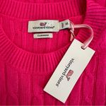 Vineyard Vines  Womens Cable Knit Cashmere Sweater Size XS Preppy Quiet Luxury Photo 4