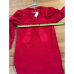 JODIFL  NWT Quilted Bubble Bow Sweatshirt Dress Size Medium Long Sleeves Photo 5