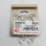 NWT Pure 100 by Danecraft Silver Dangling Earrings Photo 2