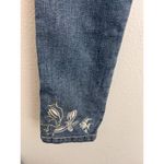VTG RoccoBarocco Jeans Women’s Size 27 Floral Fish Embroidered Straight Leg Blue Photo 7