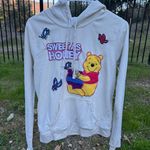 Disney Winnie The Pooh Sweet As Honey Fuzzy Hoodie Jacket Large Photo 0