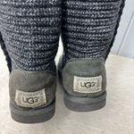 UGG  Australia Cardy Tall Black Sweater Knit Button Boots Women’s Size US 7 Photo 4