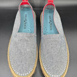 SeeVees Womens Avalon A‎ Line Espadrille Shoes Round Toe Blue White Red Size 10 Photo 0