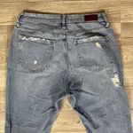 Hollister Ripped Curvy High Rise Mom Jeans Light Wash sz 11 Short Photo 5