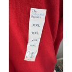 Croft & Barrow  Sweater XXL Red The Extra Soft V Neck Long Sleeve Womens NWT Photo 2