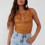 Free People NWT  Ride Along Ruched Crop Top Photo 2