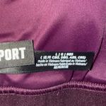 Victoria Secret Pink Sport Velvet Sports Bra Bralette Plum Purple Size L Photo 10