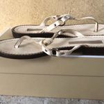 Michael Kors Negev Leather Sandal Women's Shoes Ecru color Beige Size 7.5 Photo 3