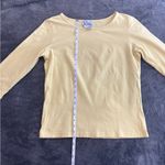 Lilly Pulitzer Light Yellow Long Sleeve Top Photo 2