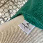 Anrabess one shoulder green midi dress size large ruffle pleated smocked dress Photo 5