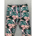 Nike  Dri Fit Pink Palm Tree Capri Fitted Athleisure Activewear Legging Size S #‎ Photo 4