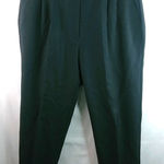 English Wool 32x26 Pocketed Pleated Dress Pants Funeral Black Size 32 Photo 0
