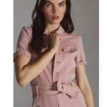 Paige Anthropologie Anessa Long Sleeve Jumpsuit in Vintage Rouge Glow Photo 9