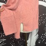 J.Crew Small Relaxed Fit Coral Pink Alpaca Wool Blend V Neck Sweater Preppy Photo 3