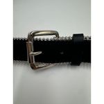 Steve Madden  Belt Faux Leather Black With Silver Studs and Buckle Photo 3