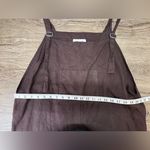 Flax  brown line overalls size large Photo 4