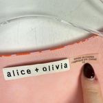 Alice + Olivia Sandra Angel Sleeve Wrap Dress Stamp English Rose Size 10 EUC Photo 3