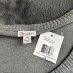 Guess New Heather Grey Sequined Scoop Neck Marina Sweater Size Small Photo 2