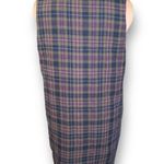 Vintage Sag Harbor Dress Green Plaid Checkered Sleeveless Vneck Front Zip Jumper Green Size 14 Photo 4