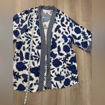 CAbi  Blue and White Floral Kimono 💙🤍 Photo 3
