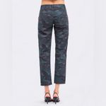 Sundry  x Anthropologie Side Trim Camo Le Soleil Pants in Charcoal Size 27 Photo 4