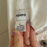 Vintage Agapo Women’s Large White Cat Overalls Crazy Cat Lady Cat Lover Photo 3