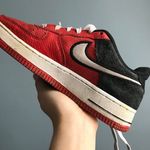 Nike AMAZING  AF1 AIR FORCE 1 RED/BLACK RETRO SNEAKERS Photo 2