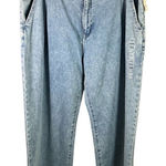 Aeropostale Womens 14R Trouser Jeans White Waistband Light Wash Denim New Photo 0