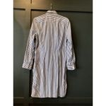 Ralph Lauren POLO  Blue White long sleeve cotton Stripe Shirt Dress  PRL size 10 Photo 1