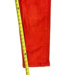 Everlane  Way High Jeans Straight Leg High Rise Red Dyed Womens 28 Tall Photo 7