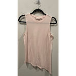 Athleta  Asymmetrical Side Tie Light Pink Tank Top Photo 3