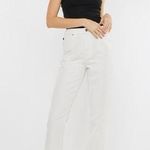 Kancan Irelia Ultra High Rise Mom Jeans White NWT Size Large Photo 0