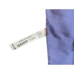 Vintage Italian 100% Acetate Scarf With Geometric Pattern Navy & Lime Green 22" Photo 2