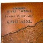 Tactile Craftworks Chicago Map Clutch Brown Photo 3