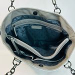 Vera Wang Simply Vera  Grey Blue Tie Dye Marbled Tote Bag 12” x 15” Photo 6