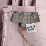 NWT The Girlcode Bandage V Neck Bodycon Midi Dress Lilac Mauve Women’s Size 6 Purple Photo 5