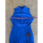 Lulus Royal Blue Sleeveless Chiffon Dress Photo 2