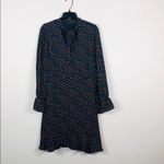 19 Cooper Dress Star Print Tie Neck Long Sleeve Photo 6