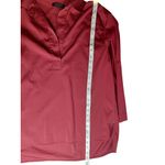 Lafayette 148 New York Women's Red Blouse OVERSIZE Size S - Cotton & Lycra Photo 7