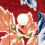 Liz Claiborne VTG ‎ Lizwear MED Hawaiian Floral Button Down Shirt 90s Retro Denim Photo 7