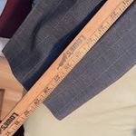 Kasper 8P Pants Lined Gray Pinstripe Wide Leg Slacks Career Photo 8