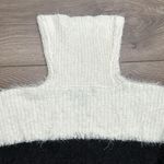 Eloquii Black And White Striped Turtleneck Tunic Sweater Dress Size 16/18 Photo 4