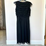 Maggy London  Dress 10 Cocktail Sleeveless Black Photo 2