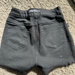 Blue Savvy  Women's Black Frayed Jean Shorts Photo 3