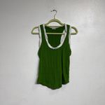 Pilcro  Green Ribbed Racerback Tank Top Sz S Photo 2