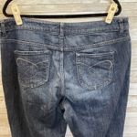 Chico's  Platinum Womens 3.5 Tall XLT Jeans Dark Wash Denim Wide Leg Stretch Photo 13