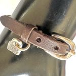 Uno de 50 Desertica silver plated faux pearl brown leather bracelet Photo 7