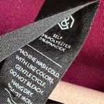 Agnes & Dora NWT  Deep Wine Velvet Everyday Scoop Neck Tee | Red | Small Photo 5