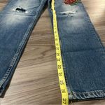 ZARA  Basic Dept. Rose Denim Relaxed Women’s Jeans; size 32 Photo 6